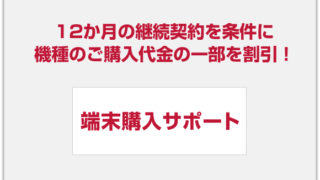 端末購入サポート